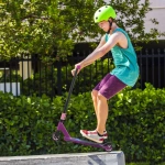 HULAJNOGA WYCZYNOWA STUNT GALACTIC CRUISER SPORTOWA DO TRIKÓW ABEC9