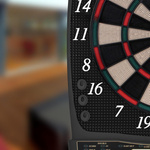 DART TABLICA ELEKTRONICZNA TARCZA DO DARTA GRY W RZUTKI 12x LOTKI BULL V1