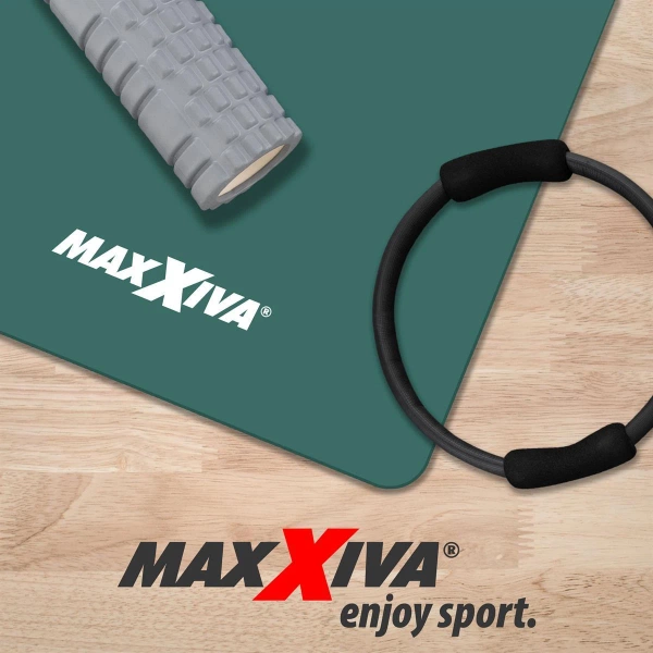 MAXXIVA TURKUSOWA MATA PIANKOWA 190x60x1,5cm DO ĆWICZEŃ / JOGI / FITNESS