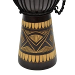 DJEMBE AFRYKAŃSKA 50 CM BĘBEN Z KOZIEJ SKÓRY MAHOŃ INSTRUMENT BONGO TROMMEL