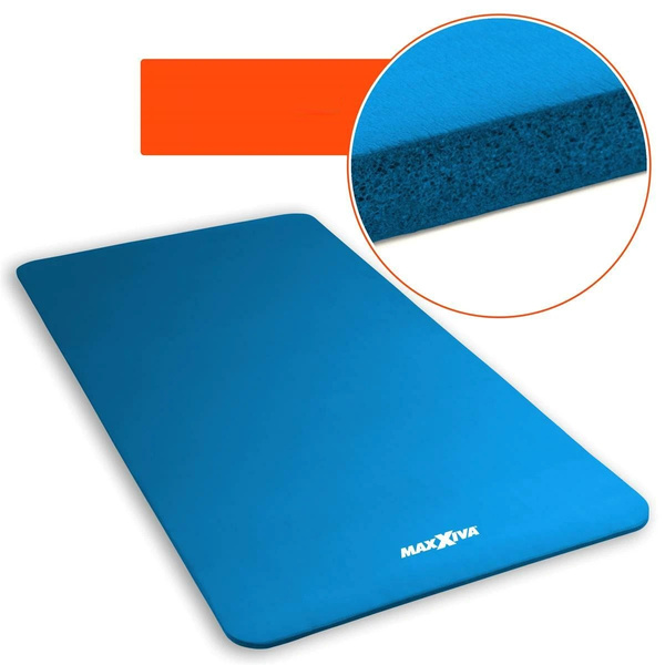 MAXXIVA NIEBIESKA MATA PIANKOWA 190x100x1,5cm DO ĆWICZEŃ / JOGI / FITNESS