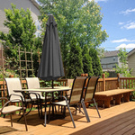 PARASOL OGRODOWY 3 METRY OGRÓD BALKON ANTRACYT