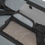 SZARA TORBA TRANSPORTOWA SKŁADANA KOJEC DLA PSA KOTA TRANSPORTER S 50x36x34