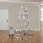 DRABINA ALUMINIOWA WIELOFUNKCYJNA 4,7M 16 STOPNI 150KG SKŁADANA