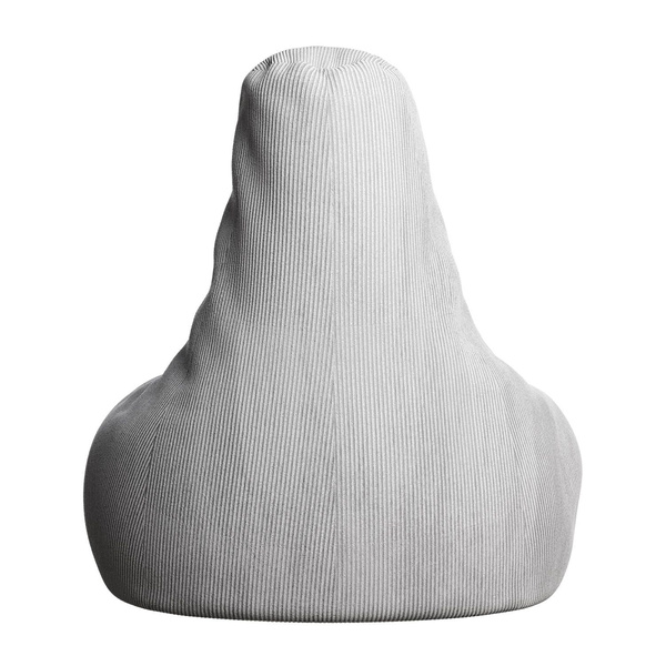 FOTEL RELAKSACYJNY TELEWIZYJNY WYPOCZYNKOWY GAMINGOWY Z PUFĄ JASNY SZARY XL