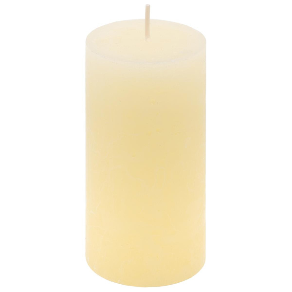 ŚWIECE STOŁOWE KREMOWE RUSTYKALNE 16 SZT 5x10 CM ŚWIECZKI WALCOWE KOLUMNOWE
