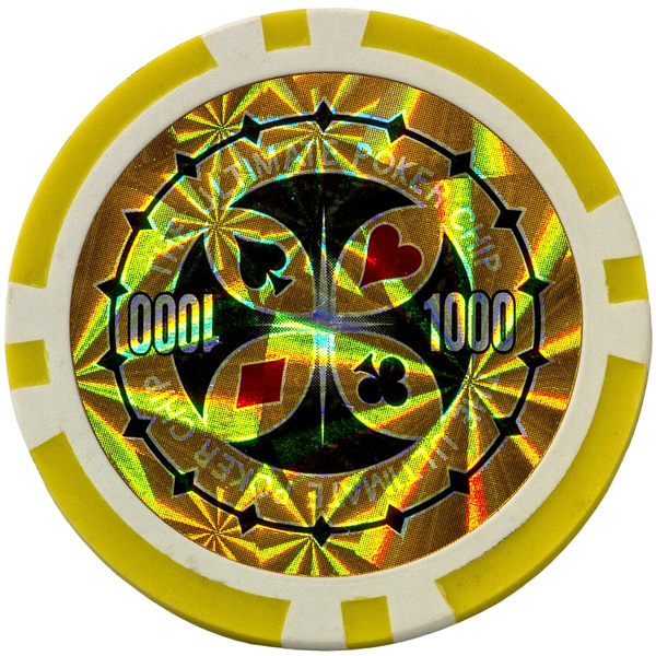 ZESTAW DO POKERA ŻETONY 7 NOMINAŁÓW GRA POKER 1000