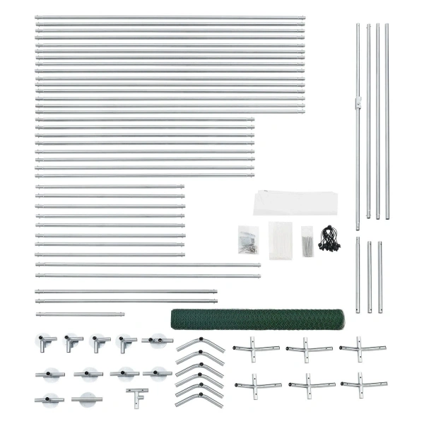 WOLIERA KURNIK KOJEC WYBIEG KLATKA DLA  KURCZĄT KRÓLIKÓW 3x6m