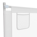 BARIERKA OCHRONNA DO ŁÓŻKA 200 CM OCHRONNA DLA DZIECKA REGULOWANA BEŻOWA