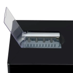 KOSTKARKA DO LODU MASZYNA DO KOSTEK 12KG LÓD DYSTRYBUTOR WODY CZARNY