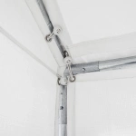 NAMIOT OGRODOWY 3X6M PAWILON IMPREZOWY HANDLOWY DRZWI BIAŁY UV WODOODPORNY