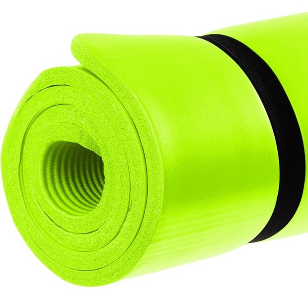 JASNOZIELONA MATA PIANKOWA 190x60x1,5cm DO ĆWICZEŃ / FITNESS
