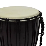 DJEMBE AFRYKAŃSKA 70 CM BĘBEN Z KOZIEJ SKÓRY MAHOŃ INSTRUMENT BONGO TROMMEL