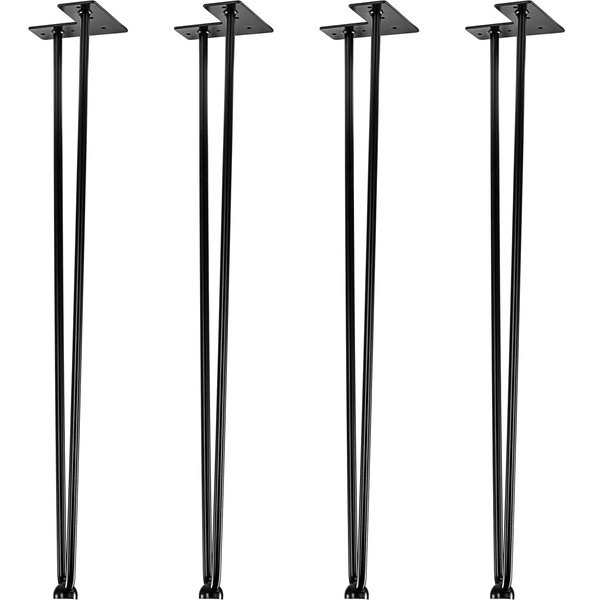 4x METALOWE NOGI STOŁU HAIRPIN LEGS 71 CM 2 PRĘTY