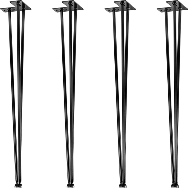 4x METALOWE NOGI STOŁU HAIRPIN LEGS 71 CM 3 PRĘTY