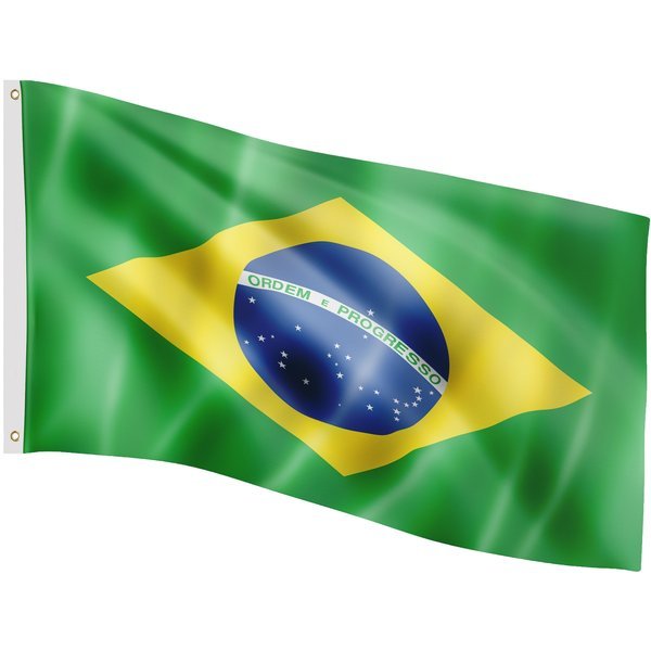 FLAGA BRAZYLII BRAZYLIJSKA 120x80 CM NA MASZT BRAZYLIA