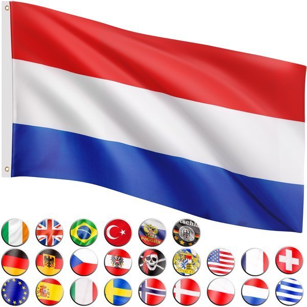 FLAGA HOLANDII HOLENDERSKA 120x80 CM NA MASZT HOLANDIA