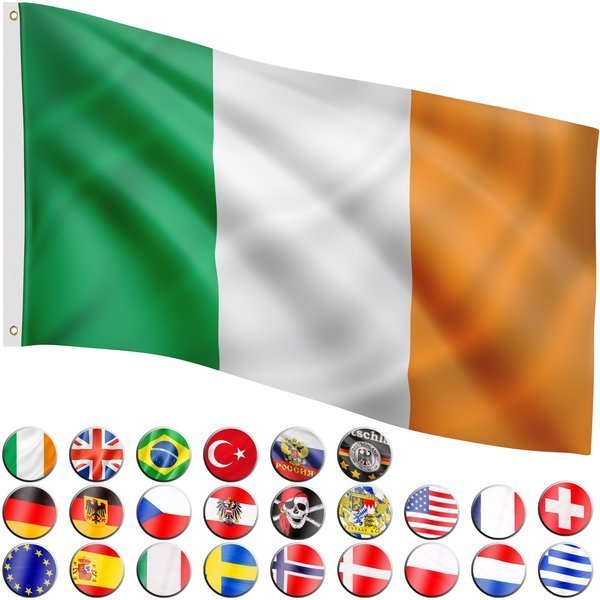FLAGA IRLANDII IRLANDZKA 120x80 CM NA MASZT IRLANDIA