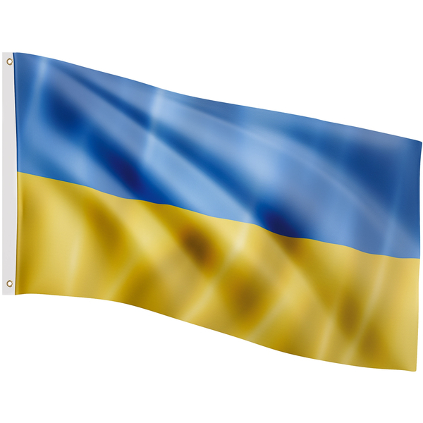 FLAGA UKRAINY UKRAIŃSKA 120x80CM NA MASZT UKRAINA