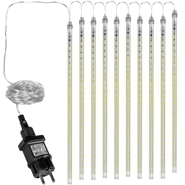 LAMPKI SOPLE PADAJĄCY ŚNIEG 480 LED METEORYT 50 CM