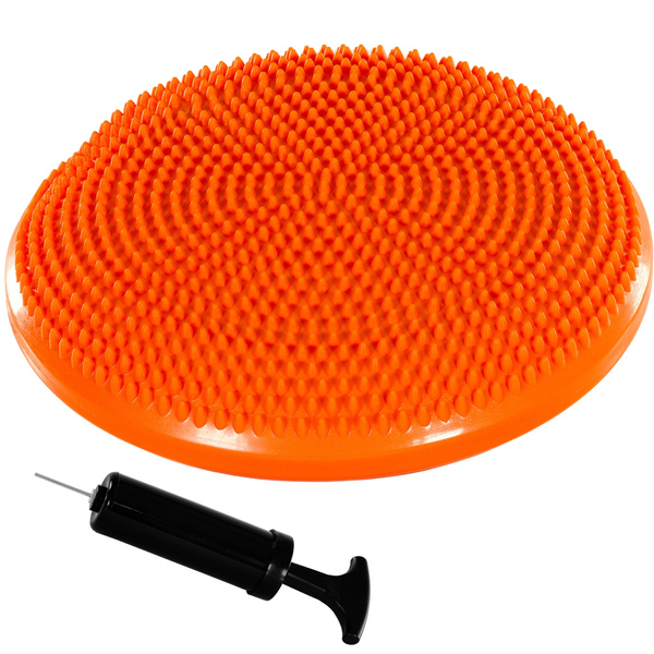 POMARAŃCZOWY DYSK SENSORYCZNY PODUSZKA 38 CM BERET