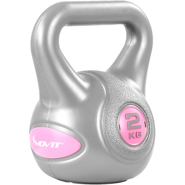 SREBRNA HANTLA KOMPOZYTOWA KULA KETTLEBELL KETLA 2KG