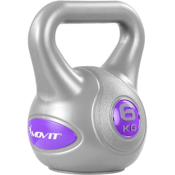 SREBRNA HANTLA KOMPOZYTOWA KULA KETTLEBELL KETLA 6KG